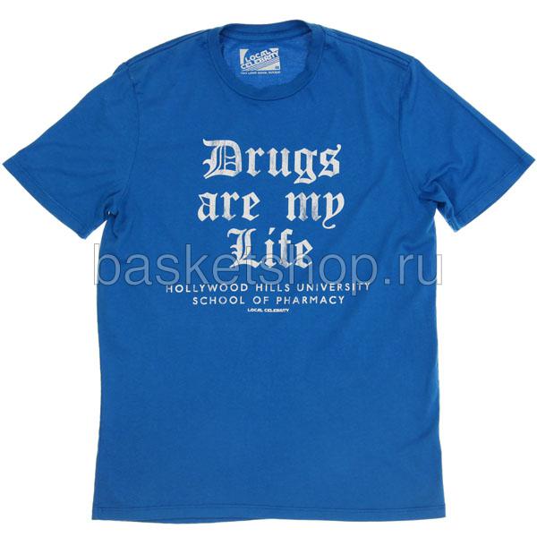 Local celebrity Футболка Drugs Are My Life (drugs r my life)  - цена, описание, фото 1